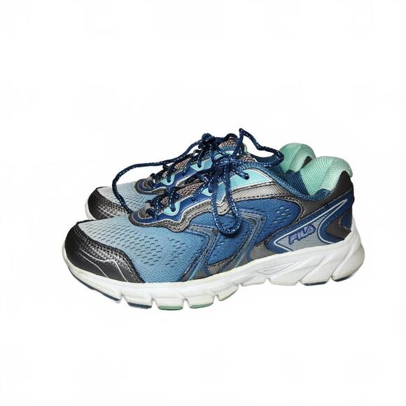 Fila Women's Sneakers Size 6 Blue and Mint Athletic Shoes - Picture 2 of 9